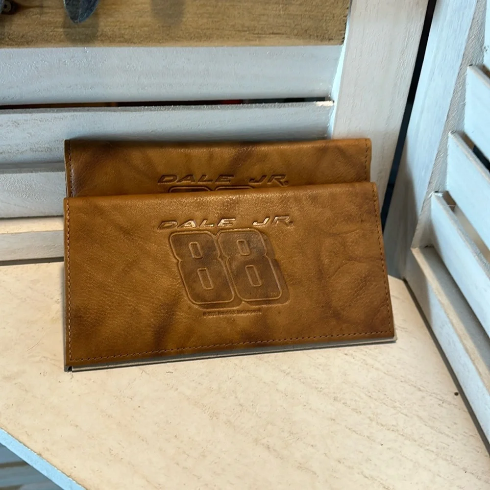 Genuine Leather Dale Jr. 88 Wallets Checkbook Card Holders